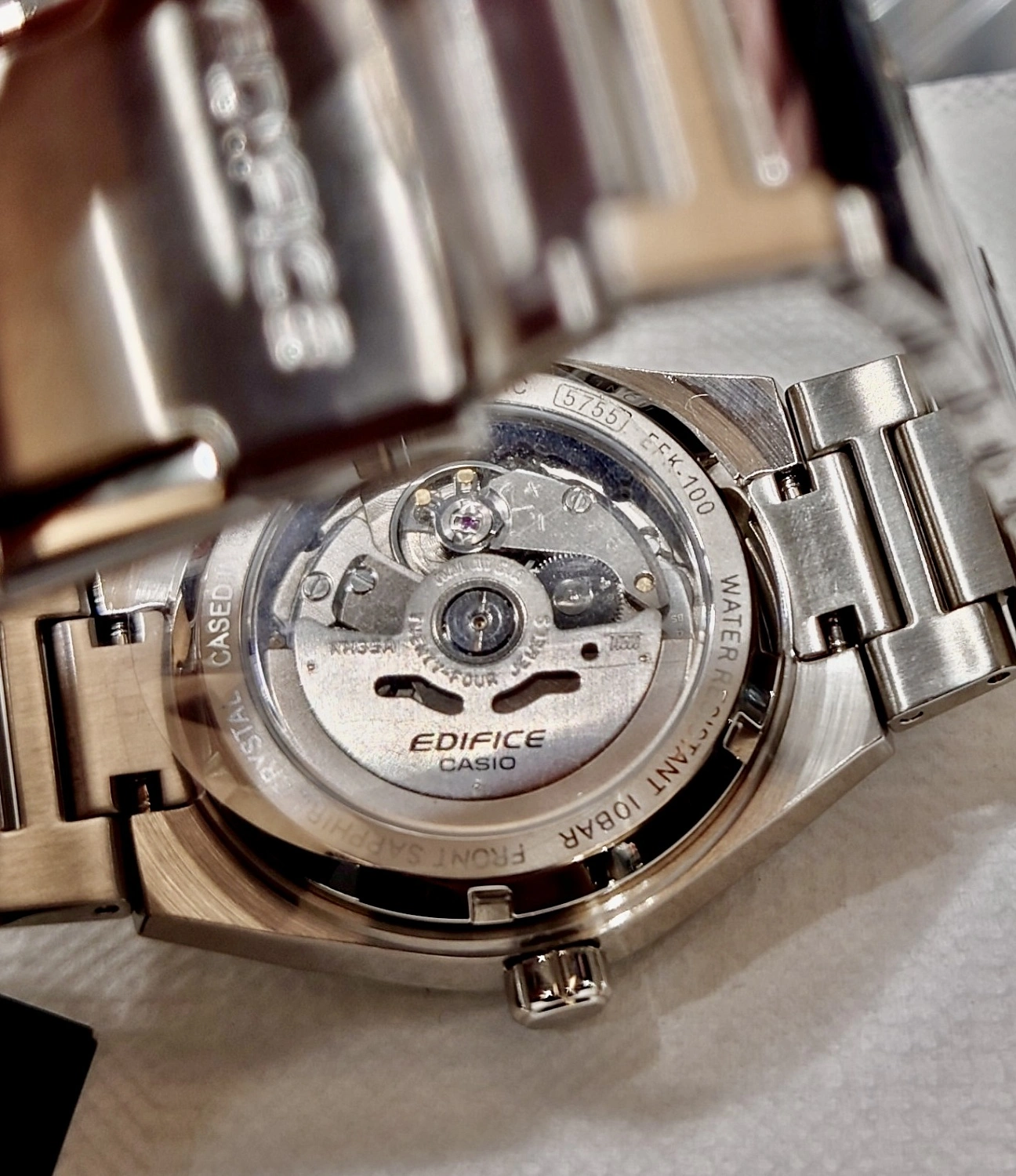 Первая в мире механика от Casio в линейке Edifice